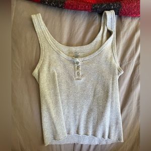 brandy melville gray tank fits s/m